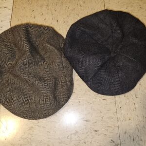 Lot of 2 Newsboy Hats